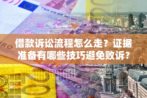 北京借款诉讼流程怎么走？证据准备有哪些技巧避免败诉？