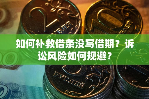 北京如何补救借条没写借期？诉讼风险如何规避？