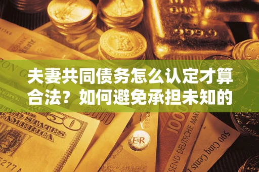 北京夫妻共同债务怎么认定才算合法？如何避免承担未知的债务风险？